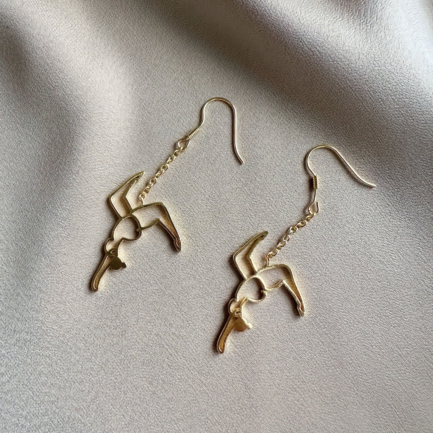 Upside-Down Confidence: Handstand Earrings