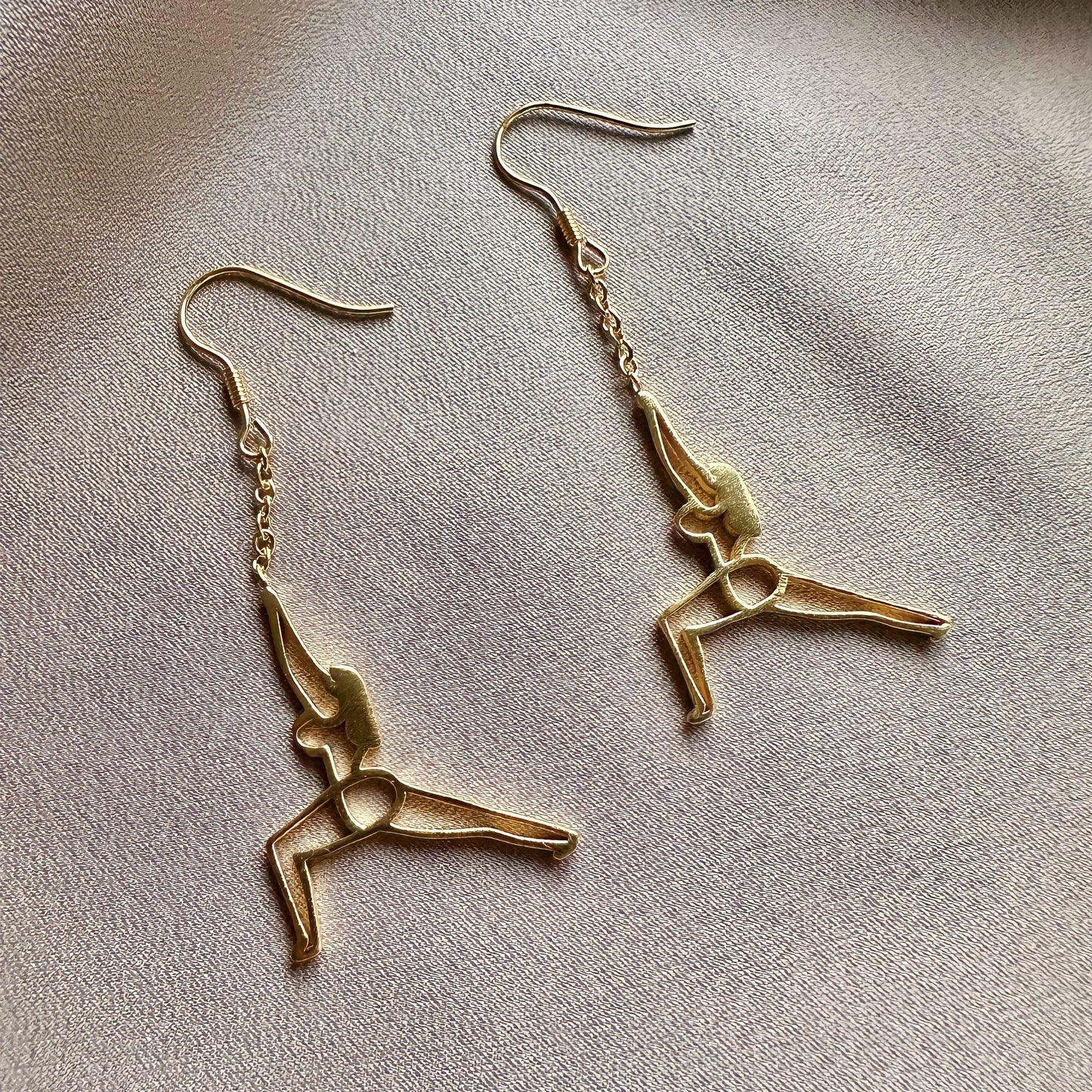 Yoga Earrings - Warrior 1