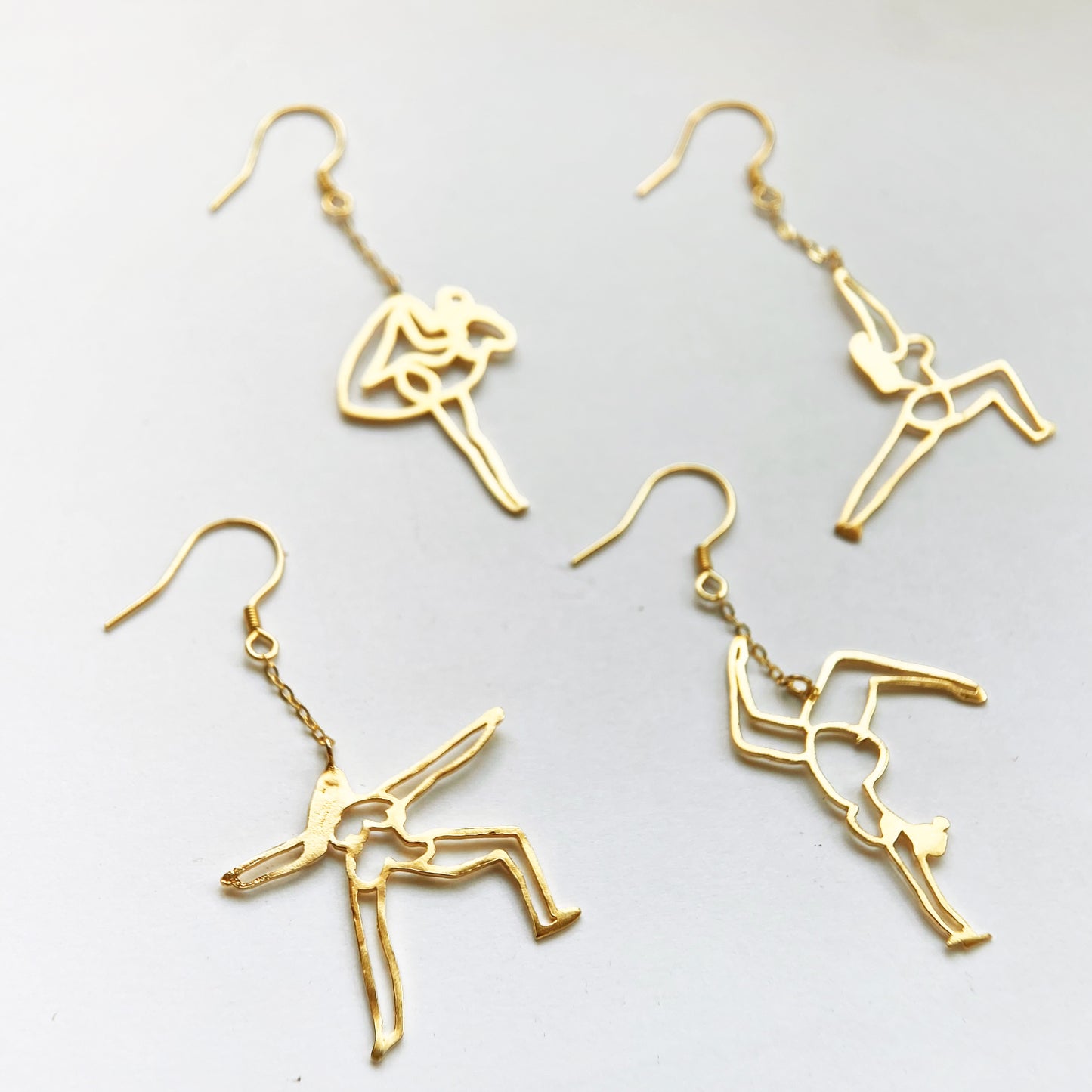 Upside-Down Confidence: Handstand Earrings