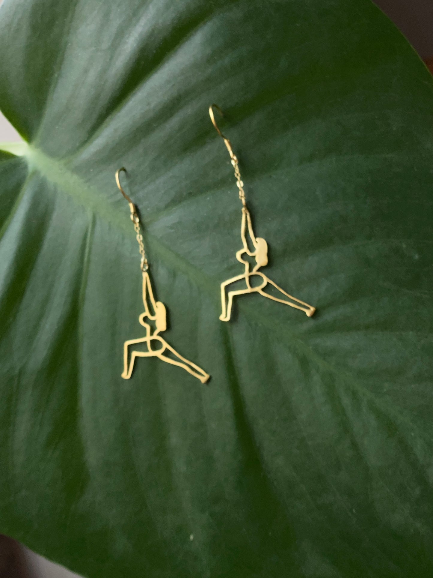 Yoga Earrings - Warrior 1